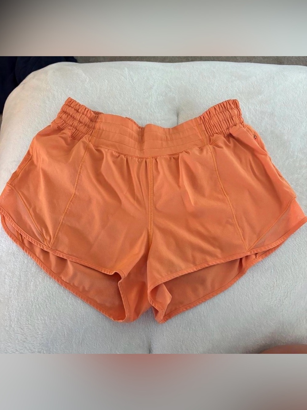 Women's Orange Lululemon Shorts